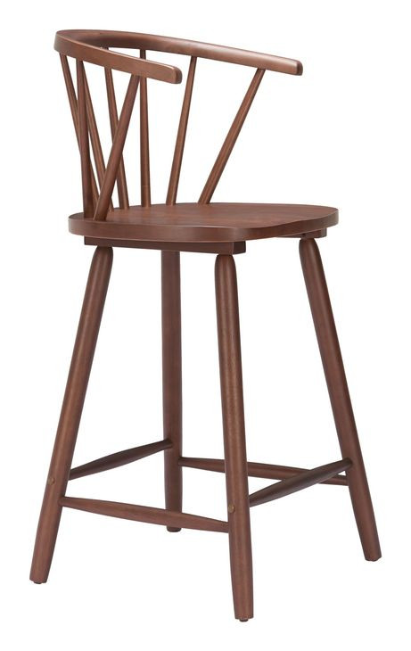 Stenger Walnut Counter Height Stool Set of 2