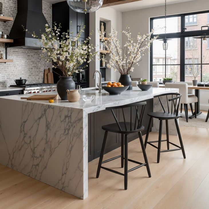 Stenger Black Counter Height Stool Set of 2