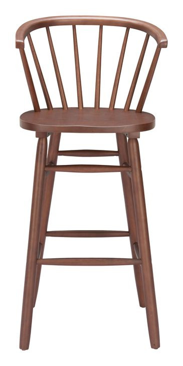 Stenger Walnut Bar Stool Set of 2