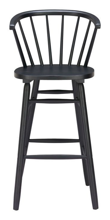 Stenger Black Bar Stool Set of 2