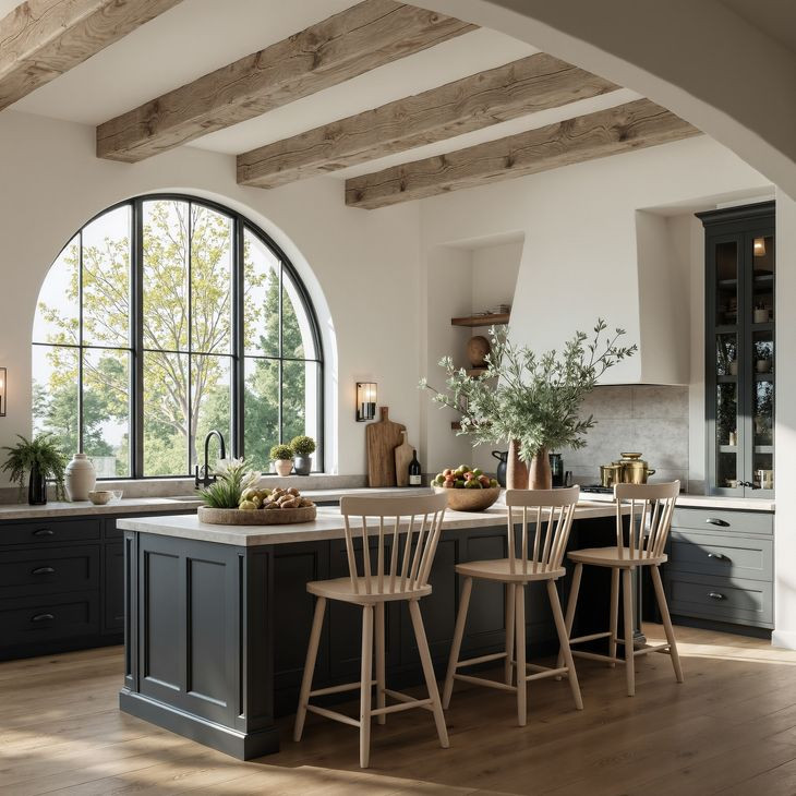 Tyce Natural Counter Height Stool Set of 2