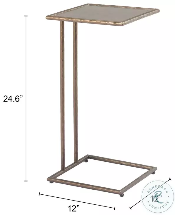 Ringen Bronze Side Table