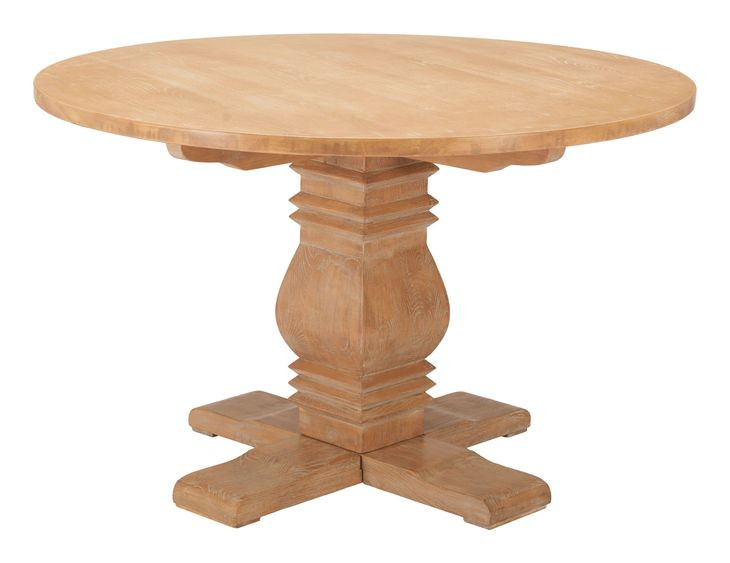 Tabi Brown 47" Round Dining Table