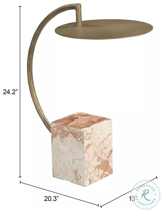 Voler Brass Side Table