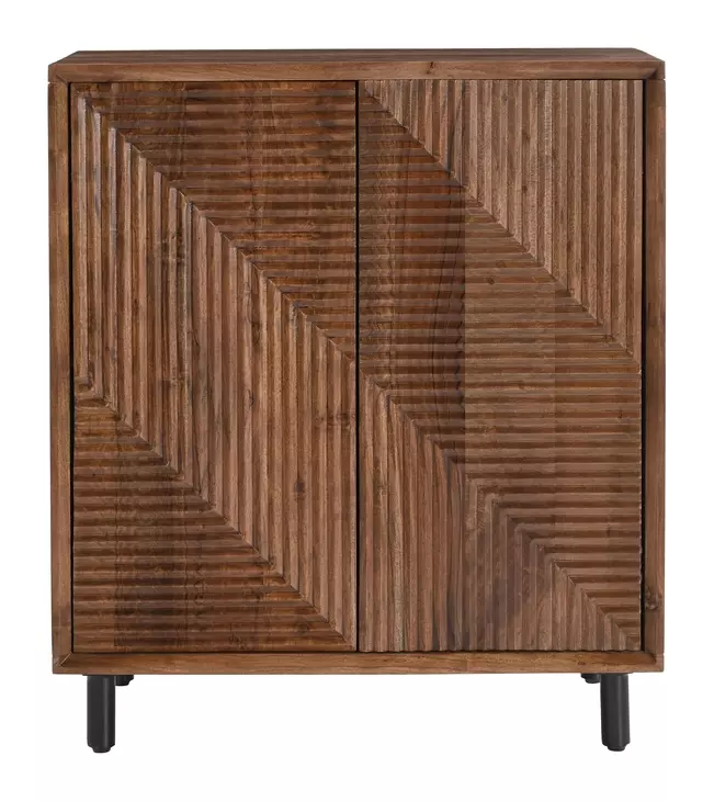 Jatil Walnut 2 Door Accent Cabinet