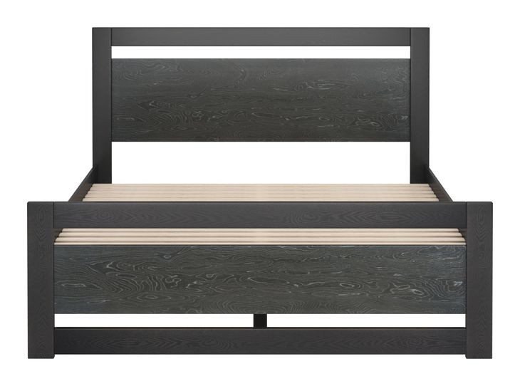 Repos Black Queen Panel Bed