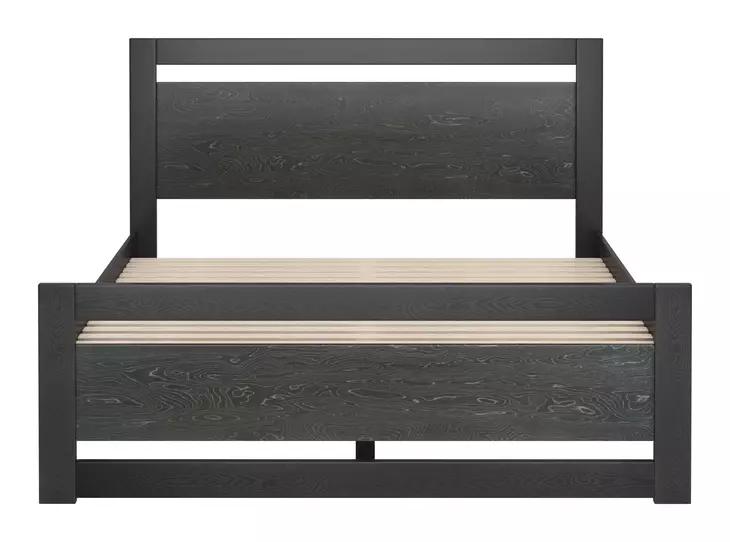 Repos Black Queen Panel Bed