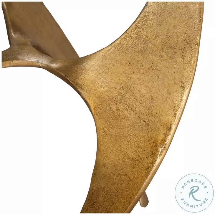Sabel Gold Side Table