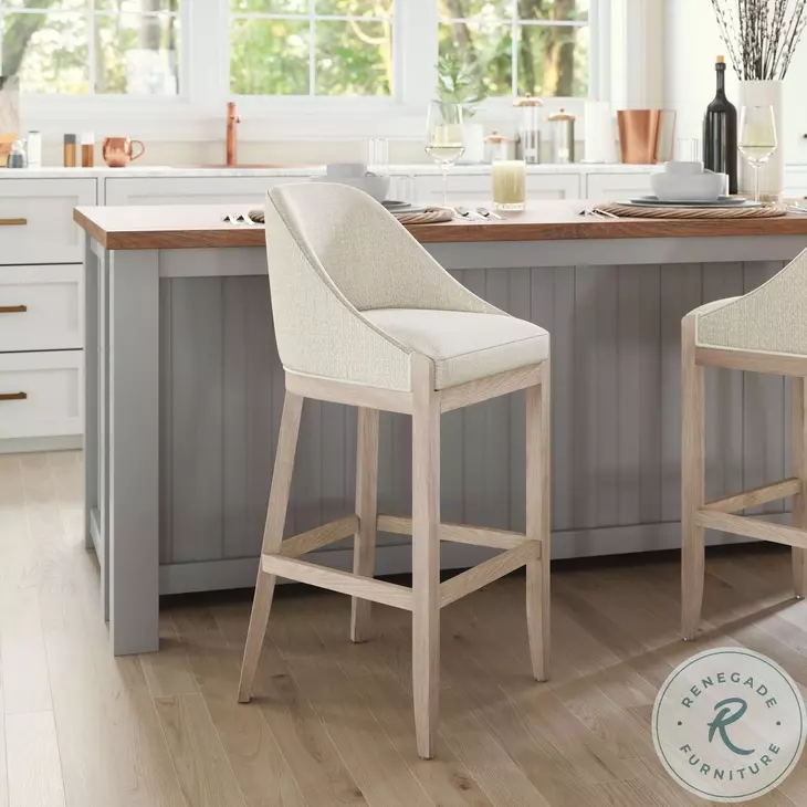 Calmo Beige Bar Stool
