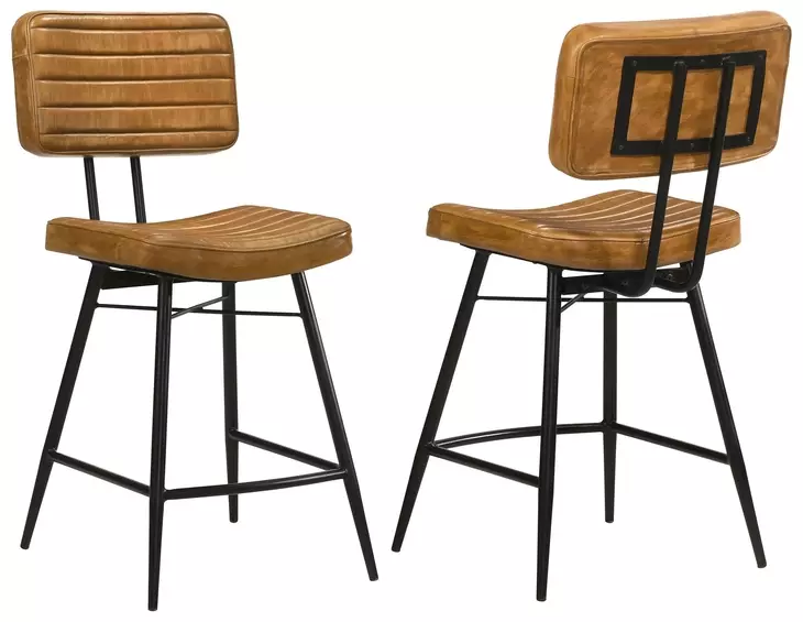 Partridge Camel Counter Height Stool Set of 2