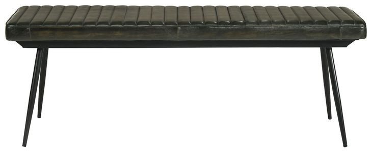 Partridge Espresso And Black Cushion Bench