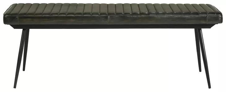 Partridge Espresso And Black Cushion Bench