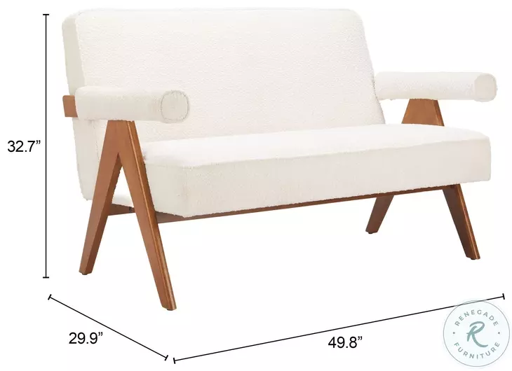 Encanto Ivory Loveseat