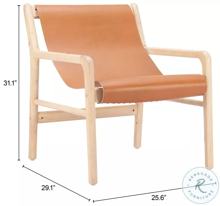 Doek Tan Accent Chair