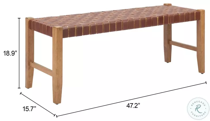 Bandini Brown Bench