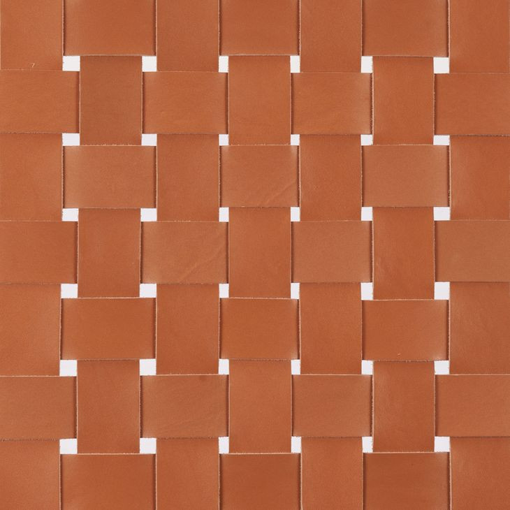 Bandani Tan Leather Upholstered 48" Accent Bench