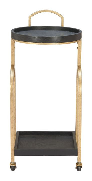 Zukei Black and Gold Bar Cart