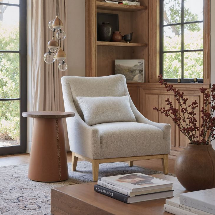 Dikis Brown Round Side Table