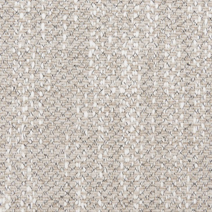 Fije Gray Upholstered Round Storage Ottoman