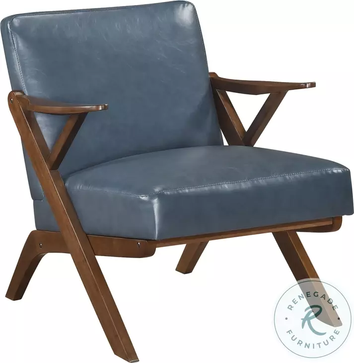 Elliott Blue Accent Chair
