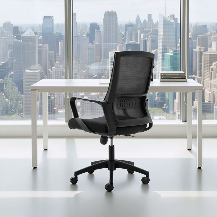 Jett Black Low Back Office Chair