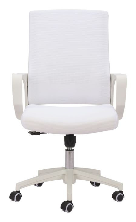 Jett White Low Back Office Chair