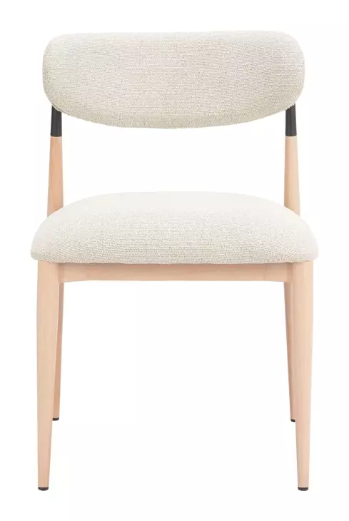 Equinox Oyster Gray Upholstered Dining Chair Set of 2