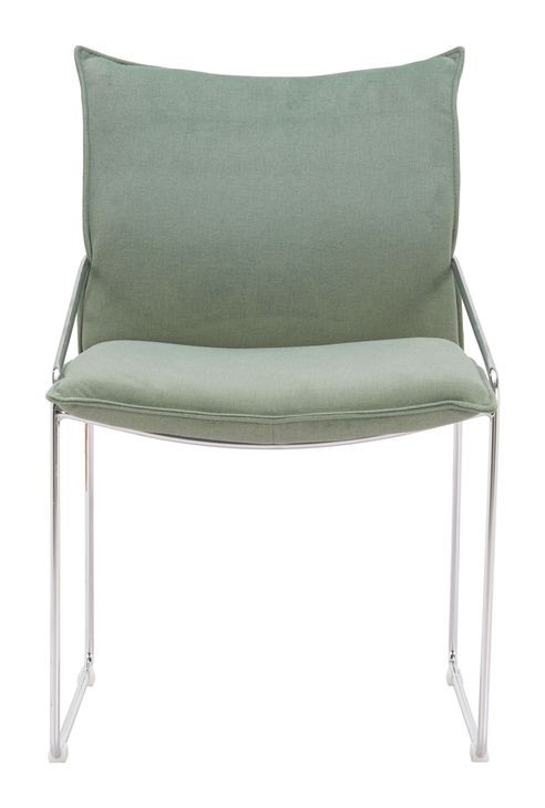 Pola Green Upholstered Dining Chair Set of 2