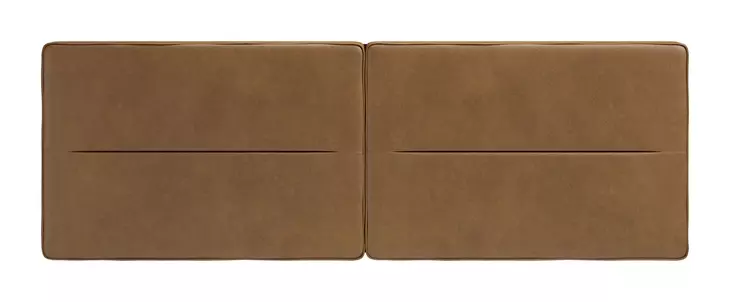 Cove Brown Queen Upholstered Floating Headboard