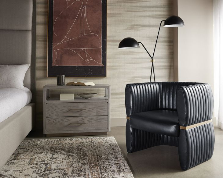 Danette Gray Nightstand