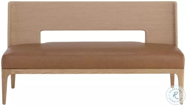 Brocco Milliken Cognac Banquette