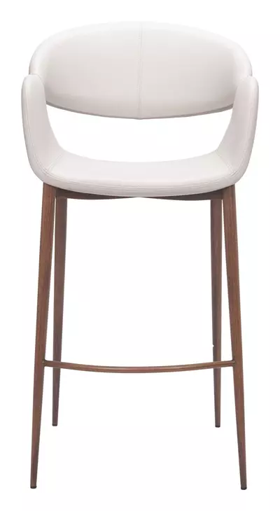Limay Beige Upholstered Bar Stool