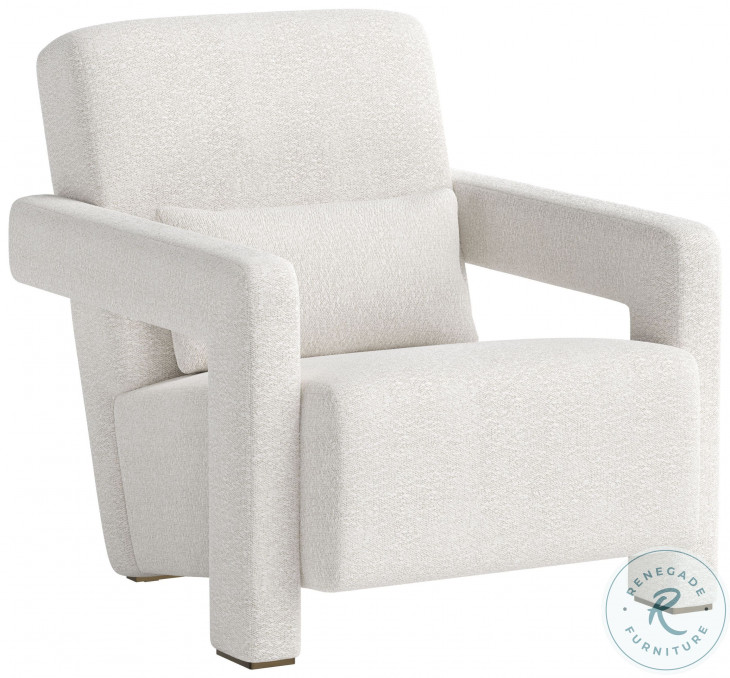 Forester Copenhagen White Lounge Chair