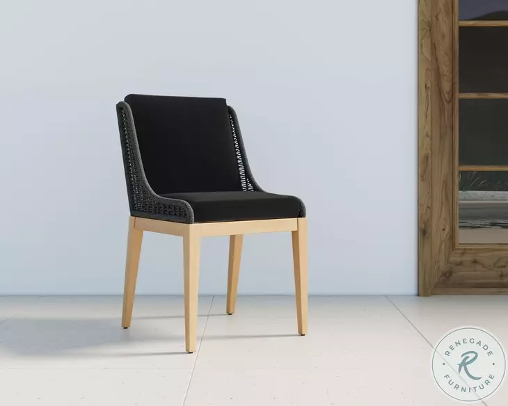 Sorrento Arashi Black Outdoor Dining Chair
