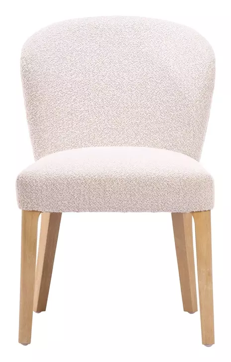 Mondstein Ivory Upholstered Dining Chair Set of 2