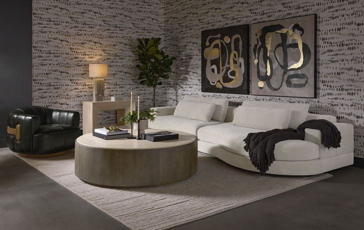 Tadeo Vintage Black Night Swivel Lounge Chair