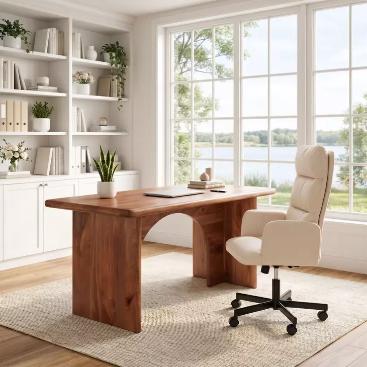 Luthien Walnut 58" Writing Desk