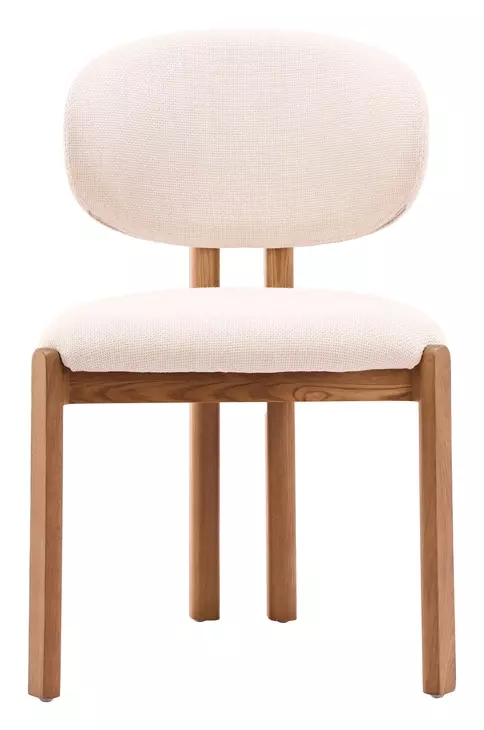 Rosetta Beige Upholstered Dining Chair Set of 2