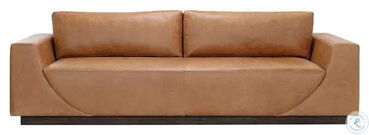 Anakin Tuscany Cognac Leather Sofa
