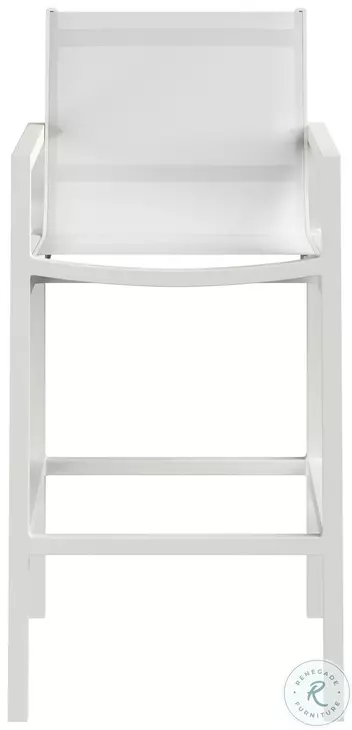 Tiverton White Outdoor Bar Stool