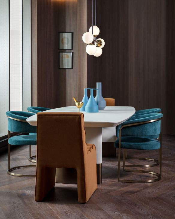 Stuart Meg Gold Dining Chair