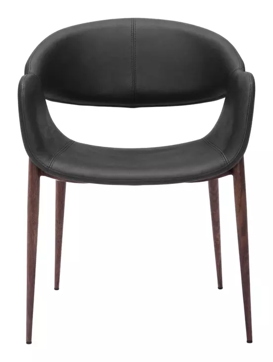 Limay Black Upholstered Dining Chair Set of 2