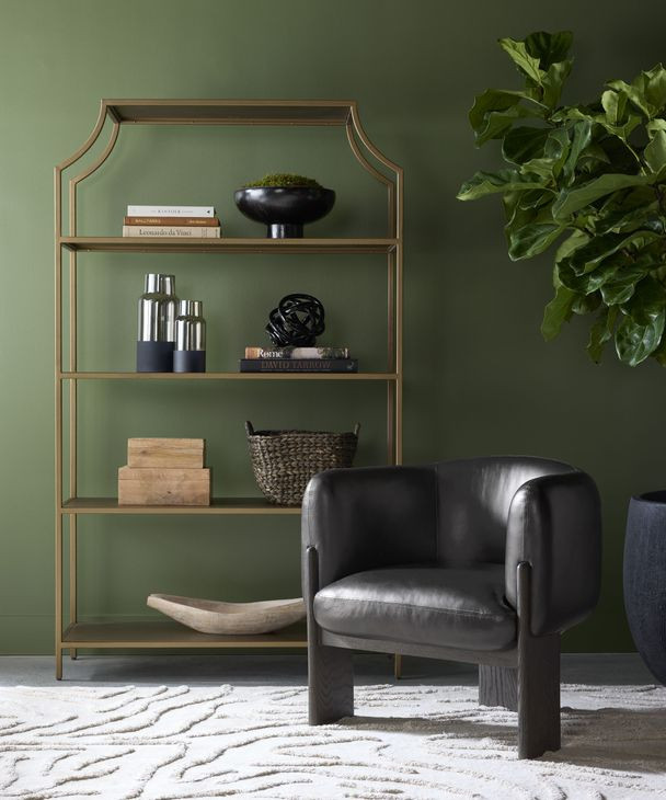 Trine Vintage Black Night Lounge Chair