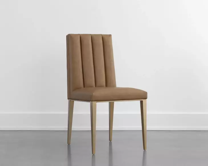 Wilbur Milliken Cognac Dining Chair Set of 2