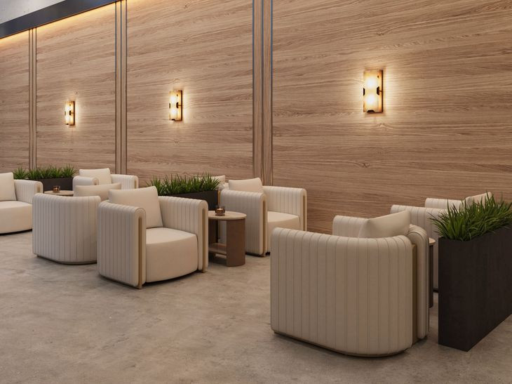 Roshni Natural And Antique Gold End Table