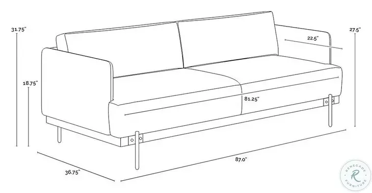 Calvert Copenhagen Olive Sofa