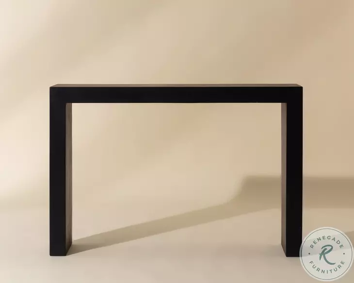 Axlen Black Console Table