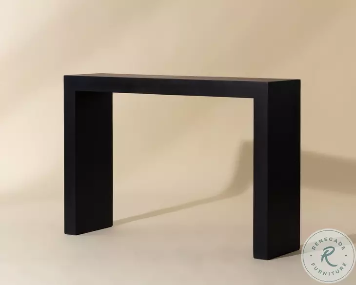 Axlen Black Console Table