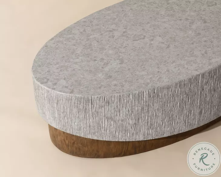 Luneth Warm Gray Coffee Table