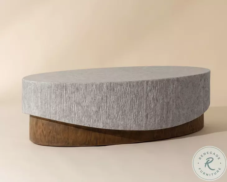 Luneth Warm Gray Coffee Table